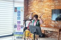 늘푸른 예술단 트롯,장구난타등 공연